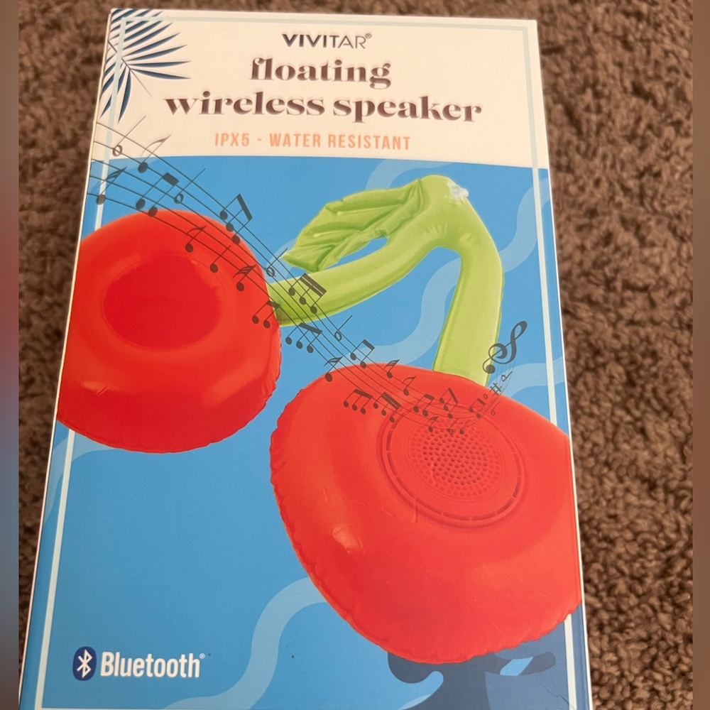Vivitar floating wireless speaker Bluetooth capability
